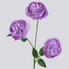 Flor Artificial Hortensia Morada Rosa Flor Artificial Decoración Arreglo Floral Sala de Estar Decoración Boda Diseño Auditorio Flor Falsa Fábrica Venta al Por Mayor