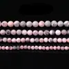 Cuentas Sueltas de Piedra Cebra Rosa Natural, Cuentas Minerales Rosas con Textura de Piedra Original, Piedra Natural con Redondez Completa, Venta Directa del Fabricante