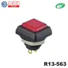 Interruptor de Botón Iluminado Impermeable de Cabeza Cuadrada con Agujero Redondo de 12 mm R13-563Al de Auto-Retorno, Nuevo, Sci de Fábrica de Taiwán