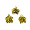 DIY Cast Flor de cobre tridimensional Planta Pingente Colar Pingente Pingente Brincos Acessórios