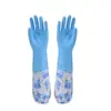 Novas luvas de limpeza para lavar louça e tarefas domésticas, luvas domésticas de borracha, látex, nitrilo, PVC, longas, fornecimento direto da fábrica