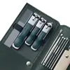 Set de Cortauñas Alemán con Limpiaorejas, Cortauñas Anti-Salpicaduras, Artefacto para Pedicura, Tijeras Oblicuas para Uñas, Manicura