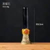Pedra Lapidada de Cristal Natural Transfronteiriça Coluna de Cristal Árvore da Vida Sino Criativo Sino de Mão Adorno de Decoração de Adereço de Halloween