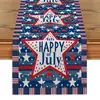 Nuevo Camino de Mesa del Día de la Independencia Estadounidense 2026 con Estrellas Rojas, Blancas y Azules, Mantel Estilo Americano Adecuado para Cocina, Mesa de Comedor, Sala de Estar y Mesa de Café