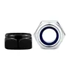 Aço Carbono Preto Porca Autotravante Hexagonal Galvanizada Porca Autotravante Porca Antideslizante M3-M12