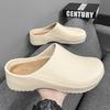 Sandalias Cerradas de Nuevo Estilo Transfronterizas para Mujer, Antideslizantes, Resistentes al Desgaste, Pantuflas sin Olor, Pantuflas de Hotel para Interiores, Calzado de Exterior para Hombre, Zapatos de Chef Transfronterizos