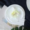 Cabeça de Flor Phalaenopsis Flor Artificial Flor Falsa Flor de Seda Acessórios para Parede de Flores de Casamento Peças de Flores Decorativas DIY Feitas à Mão Flores de Pétalas