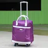 Bolsa con Carrito de Ruedas Universal Bolsa de Viaje para Mujer Caja de Cabina Portátil Bolsa de Viaje para Distancias Cortas Estilo Coreano Bolsa de Equipaje Portátil Moderna