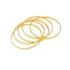 Pulseira de Ouro Ins Europeia e Americana Transfronteiriça Conjunto de 5 Peças Rombus Torcido Empilhável Personalizado Brilhante Padrão Espiral Joia de Mão de Luxo Acessível