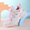 Tênis de Corrida Primavera/Outono 2026 Sapatos Brancos Malha Meninas Novo Verão Casual Vazado Sapatos Infantis Crianças