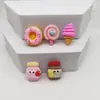 Comida e Brinquedos Rosquinha Sorvete Pirulito Resina Acessórios diy Copo Capa de Celular Adesivo de Geladeira Presilha Material
