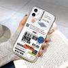 Funda para Teléfono Móvil iPhone 11 Apple 13Promax Cojín de Aire Anticaída Adecuada para 12 Personalidad Creativa 14 Moderna Hombres y Mujeres