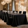 Atmósfera Francesa Mantel Negro Rectangular 2025 Nuevo Lujo Accesible Mantel de Gama Alta Mantel Impermeable y Resistente a las Manchas