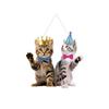 Nueva bandera decorativa para fiesta de cumpleaños de gato, ideal para decorar tarjetas de cumpleaños y pasteles.