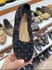 Zapatos de ballet para mujer 2026, elegantes, nuevos para otoño, Mary Jane, retro, casual, versátiles, de lunares, de tacón bajo, zapatos de vestir