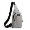 Bolsa de Peito Masculina Nova Moda Impermeável Nylon Transversal Masculina Casual Simples Bolsa de Ombro Bolsa de Armazenamento para Exterior
