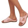 Sandálias Femininas de Verão e Outono, Novas, Europeias e Americanas, Comércio Exterior, Tamanho Grande, Versáteis, Abertas na Ponta, Salto Plataforma Baixo, Fabricante