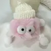 Lindo Pequeño Briqueta Peluche Colgante Llavero de Coche Colgante Anime Dibujos Animados Colgante Popular Bolso Bola de Pelo Colgante