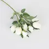Arreglo de flores artificiales estilo europeo de 7 cabezas de rosa retro para el hogar, sala de estar, mesa de comedor, decoración de jarrón y centro de mesa floral
