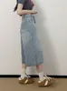 Shorts Jeans Retro de Sete Pontos Feminino Verão Novo Estilo Fino Tamanho Plus Size Meninas Cheinhas Cintura Alta Solto Versátil Calça Reta de Perna Larga