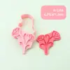 Molde para Galletas de Dibujos Animados de Flores, Corte a Presión Estéreo, Imitando Flores Reales de Primavera, Herramienta Hecha a Mano para Hornear Fondant, Imán para Refrigerador