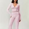 Tops de Manga Longa Europeus e Americanos para Primavera e Outono, Roupas de Treino Pilates, Peças Externas, Camisetas Esportivas Fitness de Secagem Rápida para Corrida