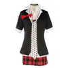 Traje de cosplay roto por la teoría del proyectil Dangan Ronpa teoría del proyectil roto V3 River Island escudo cos punto