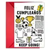 Paquete de Tarjetas de Felicitación con Sobre - Tema: Bol Nuevo de Evento Deportivo Mundial de Fútbol - Tarjeta de Agradecimiento de Cumpleaños