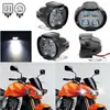 Luz de espelho de motocicleta de e-commerce transfronteiriço WJ 4 LEDs para carro elétrico luz de carro LED holofote espelho retrovisor luz de inspeção farol