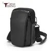 Bolsa para celular com logotipo personalizado do fabricante, bolsa de ombro multifuncional, cinto usável, pequena bolsa para pendurar, bolsa de cintura de couro legítimo