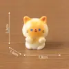 Paisaje en Miniatura Creativo Lindo Gatito Siamés Muñeco Decoración DIY Accesorios para Colgar Mini Coche Adornos de Escritorio