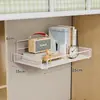 Estante de pared para dormitorio, no requiere taladro, para colgar junto a la cama, estante de almacenamiento de pared, organizador para routers