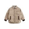 Chegada Nova Estilo Americano Retrô Acolchoada de Algodão Espessada Cor Sólida Ferramenta Jaqueta Acolchoada de Algodão para Inverno High Street Casais Jaqueta Acolchoada de Algodão