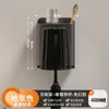 Suporte para Escova de Dentes, Porta-Copo para Escova de Dentes Montado na Parede Sem Furos, Armazenamento de Copo para Enxaguante Bucal, Suporte de Parede para Escova de Dentes Elétrica