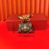 Llavero de Oro Puro 999 Shenzhen Shuibei, Accesorio para Bolso, Colgante de Oro, Regalo para Novia o Mejor Amiga