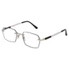 Nuevas gafas de lectura para hombre, moda de negocios, anti-luz azul, espejo plano, para computadora, teléfono móvil, anti-radiación, anti-fatiga