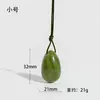 Set de cuatro piezas de huevo de jade blanco natural, huevos de jade grandes, medianos y pequeños, varilla de masaje de jade, set de jade para masaje de salud