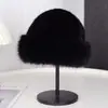 Adorable Gorro de Lana con Orejas de Oso para Niños Estilo Nuevo Gorro de Protección para Orejas de Piel de Zorro Invierno Cálido Espesado Felpa Gorro Lei Feng