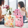 Sacola de Presente Espessa Não Tecida Sacola de Compras Dia das Mães Bolsa de Ombro da Mamãe Bolsa de Mão Para Sair Sacola de Embalagem de Lembrança