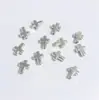 Contas Soltas de Metal Galvanizado Ccb com Furo Reto para Cruz DIY Artesanal Pulseira Colar Corrente de Celular Acessórios com Contas Material Atacado