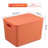 Caja de Almacenamiento de Plástico con Tapa Caja para Guardar Ropa Interior Calcetines en el Armario Contenedor para Guardar Bloques de Construcción de Juguete Cesta para Guardar Bocadillos Libros Ilustrados