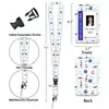 Porta Credencial de Trabajo con Protección UV, Correa para el Cuello, Clip Retráctil, Identificación de Empleado, Etiqueta de Nombre, Porta Tarjeta de Autobús, Credencial de Fábrica, Tarjeta de Comida