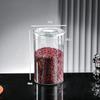 Caixa Selada Transparente de Plástico Balde de Arroz para Cozinha Caixa de Armazenamento de Arroz Recipiente Selado Espesso Armazenamento de Lanches Frutas Secas Casca de Tangerina Recipiente de Armazenamento