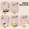 Espátula de silicone utensílios de cozinha cabo de silicone conjunto de 7 peças espátula de silicone de grau alimentício antiaderente colher especial de silicone fabricantes estoque