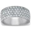 Anillo Huajie wish superventas de plata S925 con 5 filas de diamantes microincrustados, anillo de moda popular transfronterizo europeo y americano para mujer, venta directa
