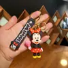 Llavero Colgante de Dibujos Animados Mickey Minnie Lindo Colgante de Llavero para Pareja Mochila Coche Adorno de Colgante Regalo