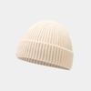 Chapéu de melão de malha de alta qualidade para mulheres na moda artística retrô simples placa de luz chapéu de lã moda moda para homens