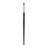 Pincel delineador de ojos de hoja n.° 5, cabezal plano, biselado, para crema de cejas, gusano de seda, polvo para cejas, corrector, pincel de maquillaje, fibra de trompeta.