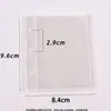Álbum de fotos de estrella de 3 pulgadas cuaderno de hojas sueltas de PVC transparente 3 agujeros mini espiral de hojas sueltas diario de mano al por mayor