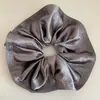 Elástico de Cabelo Grande Intestino de Cetim Elegante Francês para Mulheres, Tiara de Alta Qualidade 2025 Novo Estilo Elástico de Cabelo Flor de Cabeça Elegante